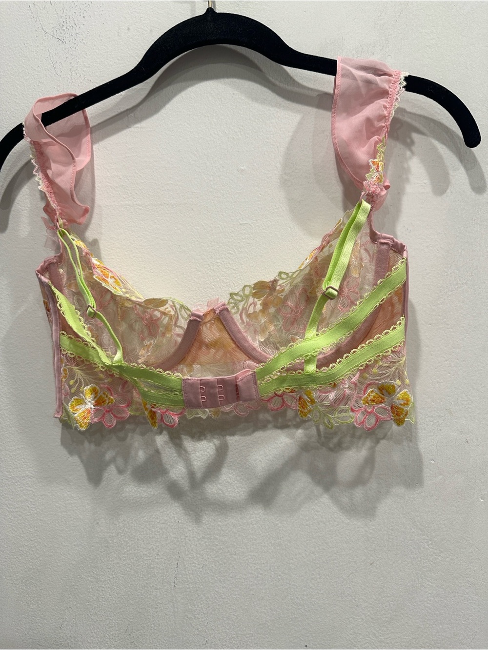 VICTORIA SECRET FOR LOVE AND LEMONS bra bralette 32 34 D - Picture 3 of 4